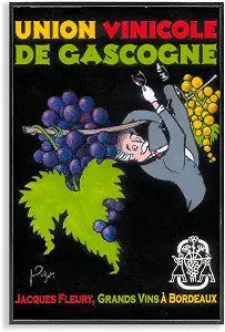 Antique Grapes Wine Still Life, 12 x 18 Inch Framed Gicle Print