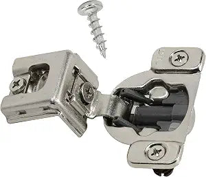 DTC 1-1/4" Overlay Soft Close 105 Degree 2 Cam Press in Face Frame Concealed Cabinet Hinge 6-Way Adjustable E8Q115NH (10 Pack)