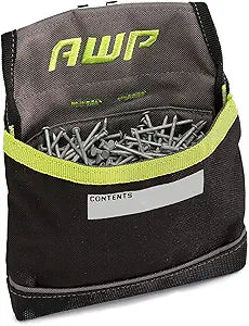 AWP TrapJaw Clip-On Fastener Tool Pouch, Spring-Loaded Utility Bag, 1 Pack