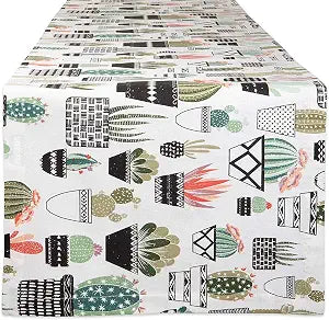 DII Urban Cactus Kitchen Collection, Table Runner, 14x108
