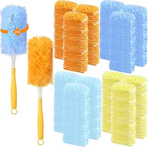 Honeydak 120 Pcs Duster Refill Compatible with Swiffer, 4 Colors