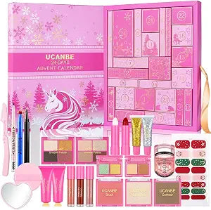 Makeup Advent Calendar 2026, 24 Days Christmas Gift Makeup Sets, UCANBE 2026 Xmas Countdown Calendar Beauty Makeup & Cosmetic For Women & Teens Gift
