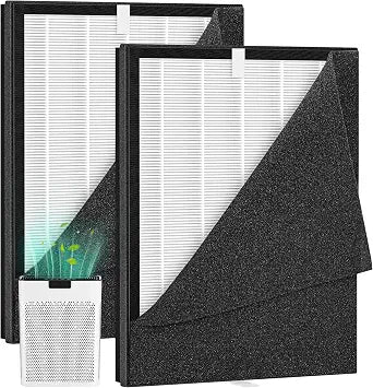 2 Pack KJ190L Filter Replacement for MOOKA KJ190H KJ190L Air Puri-fier