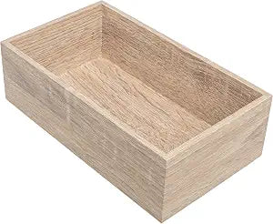 Boston International Paper Napkin Holder Caddy Dispenser for Kitchen Dining Buffet & Bar Countertops, 9" x 5.25" (Fits Guest Towel Size), Natural Wood Grain Style