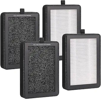 4 Pack LV-H128 Replacement Filter for Levoit Air Purifier