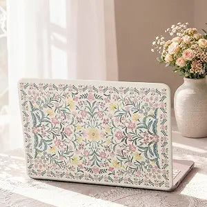 iCasso for MacBook Neo Case Cute 13 inch A3404 Pink Boho Floral