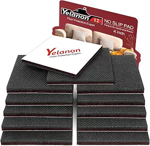 Non Slip Furniture Pads for Hardwood Floors -Yelanon Furniture Grippers