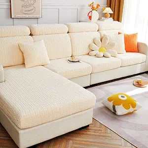 Yoovat Couch Cushion Covers for Couches and Sectional Sofa Covers Washable