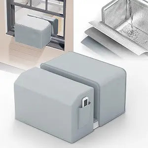 Window Air Conditioner Covers for U-Shaped Window AC,2 Pcs Window AC Covers for Outdoor & Indoor Units,Air Conditioner Insulated Cover for Outside,Full Covered Indoor Cover,Magnetic Install