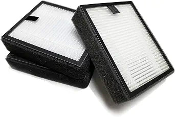 Nispira 3-in-1 True HEPA Filter Replacement Compatible with KOIOS MOOKA Air Cleaner Air Purifier Model PM1220. Pack of 3
