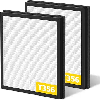 T356 Replacement Filter Compatible with Trucozie T356 Air Purifier, 2 Pack