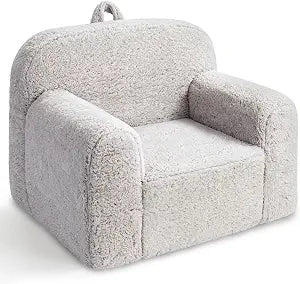 Pterying 23" Kids Chair & Couch with Washable Sherpa Cover, Birthday Gifts