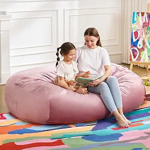 Hobestluk Big Bean Bag Chair Memory Foam for Adults Extra Large Oversized