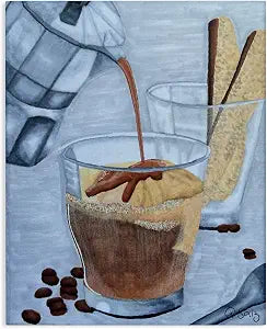 Stupell Industries Decadent Dessert Espresso, 24 x 30 Inch Canvas Wall Art