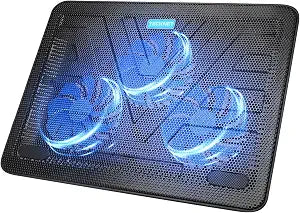 TECKNET Laptop Cooling Pad, Portable Slim Laptop Cooler for 12"-17" Laptops