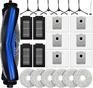 24 Pcs Accessories Kit for Ecovacs Deebot T50 Pro Omni/T50 Omni/Gen2 Vacuum