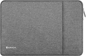 Arvok Laptop Sleeve Case 13 13.3 14 inch for MacBook Air 13-inch/MacBook Pro 13/14 inch, Water-Resistant Protective Portable Computer Cover Bag for HP/Dell/Asus/Acer, Gray