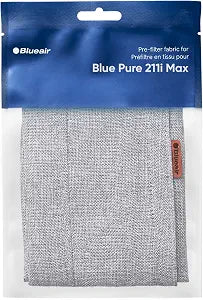 BLUEAIR Genuine 211i Max Air Purifier Washable Pre-Filter, Fog Grey