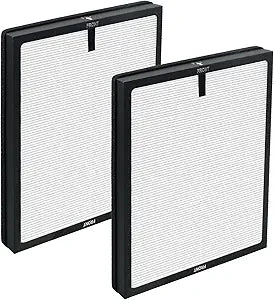 2 Pack Replacement Filter Fit for ECOSELF HAP603 Air Purifier White