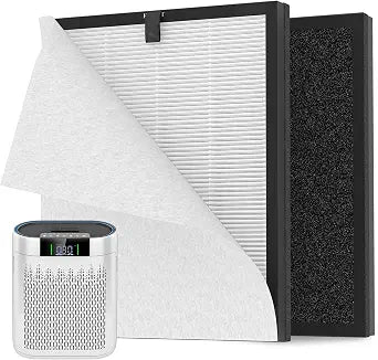 2 Pack AP2000WF Replacement Filter Compatible with KNKA Air Purifier