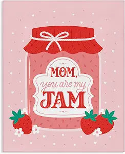 Stupell Industries Mom You Are My Jam Phrase, 24 x 30 Inch Canvas Wall Art
