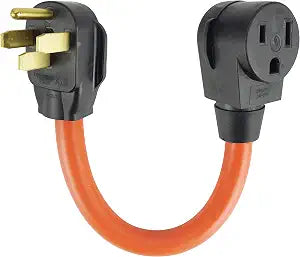 NEMA 14-50P to 6-50R Welder Adapter Cord, 1.5 FT, SJTW 6AWG*3C.