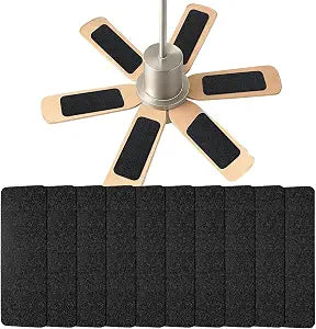 10 Pack Ceiling Fan Filters for Blades Activated Coconut Shell Carbon Pads