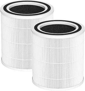 AC400 Replacement Filter for Purivortex AC400 Air Purifier, 2 Pack