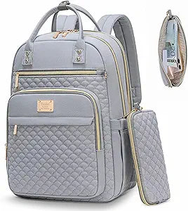Tealari Laptop Backpack for Women,15.6 Inch Laptop Backpack for Work,Water Resistant Travel Backpack,College Bookbag with Wallet