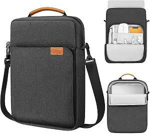MoKo 13.3-14 Inch Laptop Sleeve Carrying Bag with Shoulder Strap & Handle