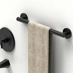 1-1/4 x 18inch Designer Grab Bar for Bath Safety, Collection Glacier, ADA Compliant 500lbs Loading Capacity, Stainless Steel Matte Black