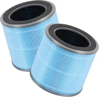 2-Pack H201 Replacement Filter Compatible with Homvana H201 Purifier and also compatible with TEC.Bean JH50G-M, 3-in-1 Filters