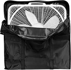 Box Fan Storage Cover, Waterproof Dustproof Oxford Bag for Window Box Fan