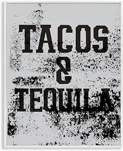 Tacos Tequila Splatter Kitchen, 11 x 14 Inch Framed Gicle Print