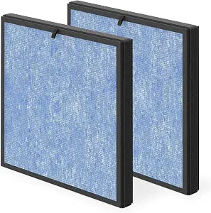 2 Pack KJ01 Replacement Filter, Compatible with Dhyala Purifier KJ01, 3-in-1 Filter for Dust Pollen Lint Pet Dander Smoke