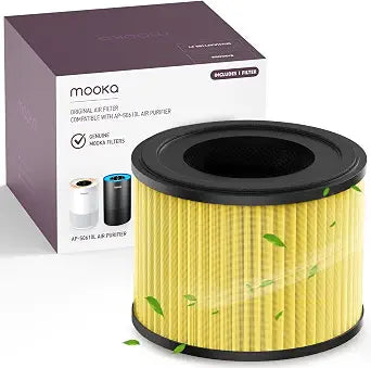 MOOKA AP-S0610L Genuine H13 HEPA Air Purifier Replacement Filter