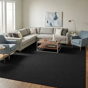 Ottomanson 4x7 Living Room Rug Non-Slip Area Rugs