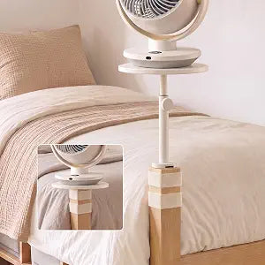 Wealone Adjustable Fan Holder for Dorm Room, Height Adjust Fan Stand Shelf