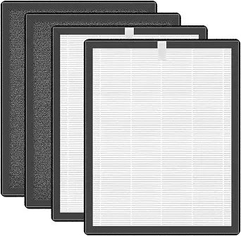 Replacement Filters Compatible with PAKEOI ZX001 & AnEgoe Air Purifier,4PC