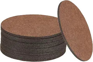 uxcell 12pcs Felt Drink Coasters, 3.5 Inch Coffee Cup Coasters Protect Furniture and Table from Water Marks Home Bar Use Coffee