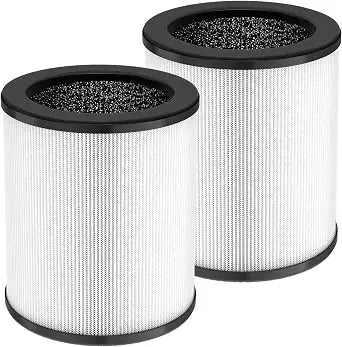 KJ80 Replacement Filter Compatible with Druiap KJ80 Air Purifier, 2 Pack