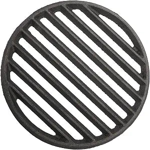 Cast Iron Bottom Fire Grate - 11 Inch Round BBQ Grill Grate Replacement