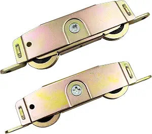 Sliding Patio Door Roller Assembly for Truth Part #31761A, Jeld Wen, Milgard, Marvin, Peachtree, Caradco, 1-1/4" Steel Ball Bearing, Side Adjustable, 2 Pack