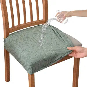CRFATOP Waterproof Dining Chair Seat Cover Set of 4 Stretch Slipcover,L,23