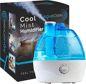 AquaOasis Cool Mist Humidifier 2.2L for Bedroom & Nursery