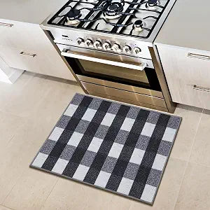 Ottomanson Buffalo Plaid 2x3 Entryway Rug Non-Slip Small Area Rugs