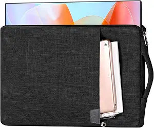 15.6/16.1-inch Portable Monitor Case with Acessories Storage