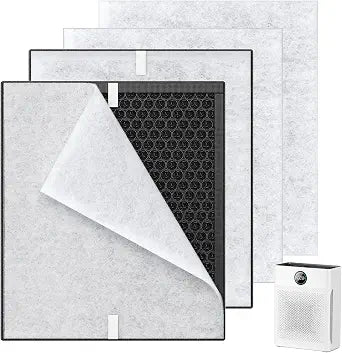 2 Pack PR1 Replacement Filter for Mooka Mode PR1 Air Purifier for Home Pets