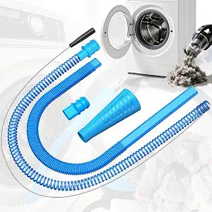 Sealegend 2 Pieces Dryer Vent Cleaner Kit Dryer Lint Vacuum Attachment Hose