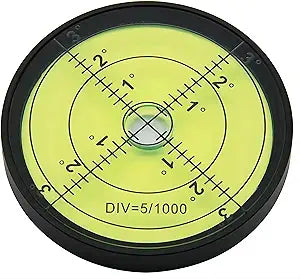 Round High Precision 2.4inch 60MM Aluminium Bubble Levels RV